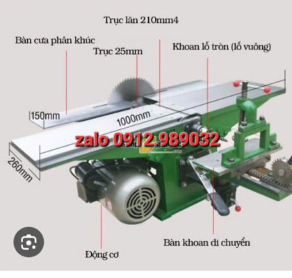 Máy Cưa Bào Đục 21 Mặt 25